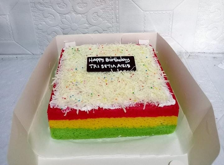 Rainbow Cake Nara Cakes Bandung - Kue Rainbow Warna-Warni