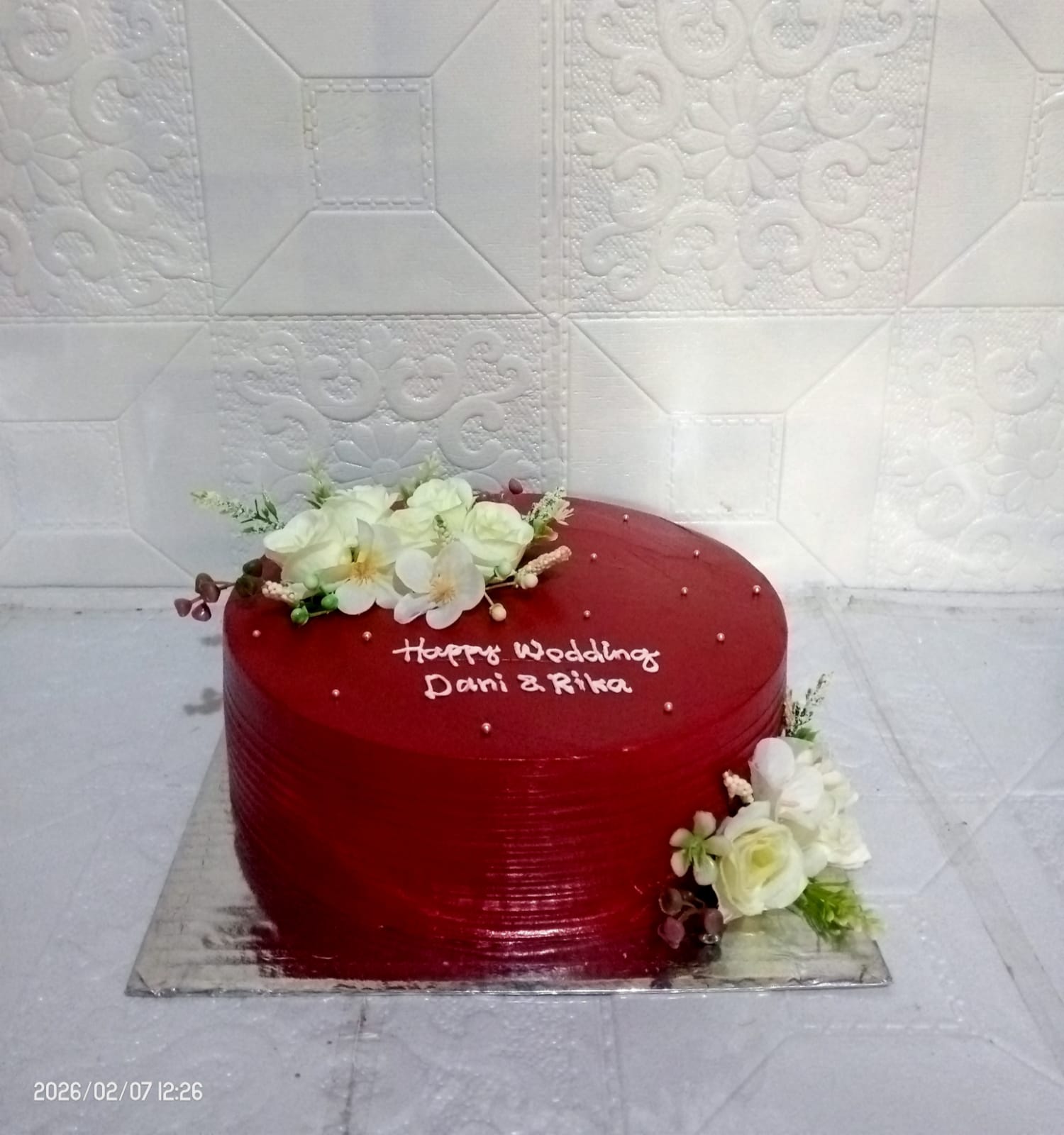 Wedding Cake Custom Nara Cakes Bandung - Kue Pernikahan Custom